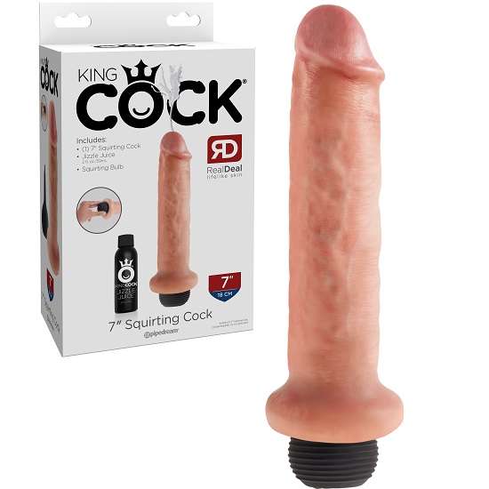 King Cock 7 Inch Squirting Cock